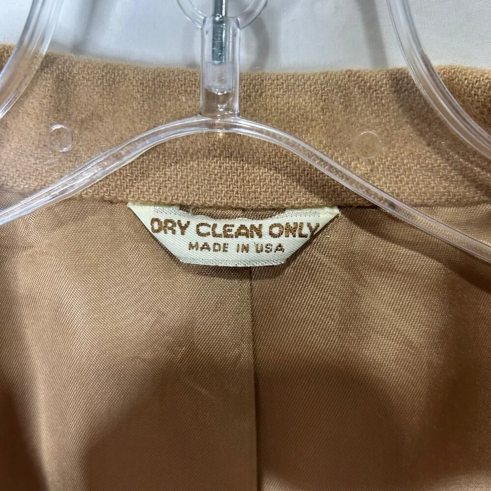 Strouse’s Men’s Jacket sz 46R? 100% Camel Hair Sport Blazer Tan Soft USA